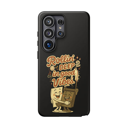 Phone Case — "Rollin' Deep in Good Vibes" Cartoon Retro Design