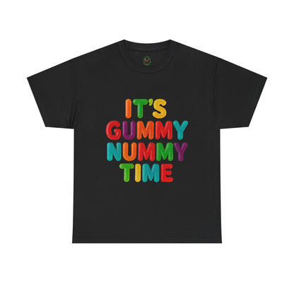 It’s Gummy Nummy Time T-Shirt | Colorful Retro Candy Typography