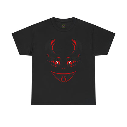 Creepy Grinning Demon Face T-Shirt | Halloween Horror Tee