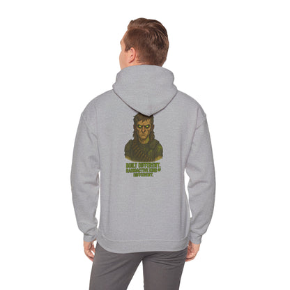 Hoodie - "Most Different, Radically Not Different" Ape Graphic Hooded Sweatshirt