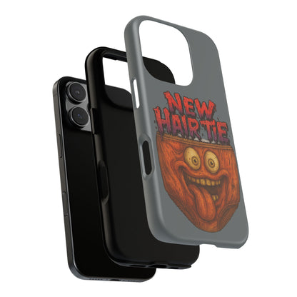 Phone Case — 'New Hairte' Funny Grinning Tongue-Out Monster Design