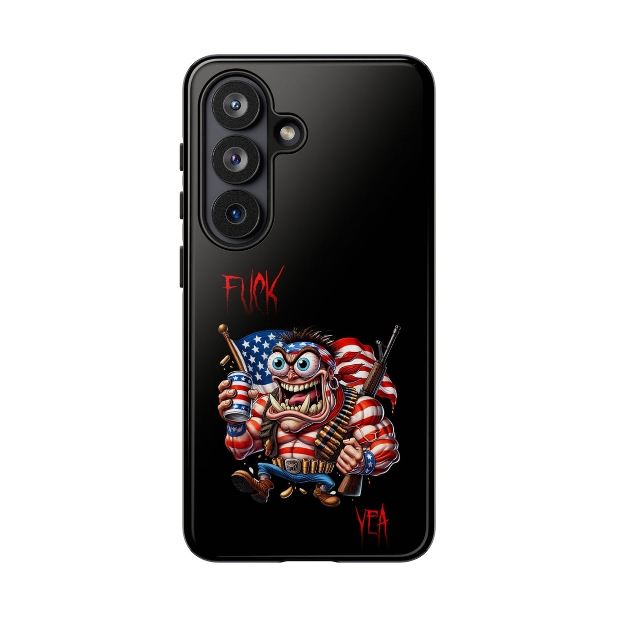 Patriotic Madman Phone Case — 'Funk Yea' USA Flag Tough Case
