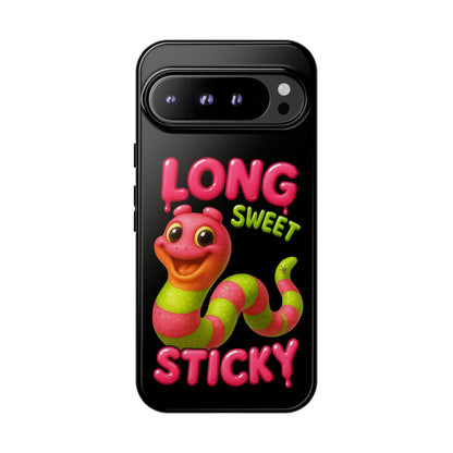 Phone Case — "Long Sweet Sticky" Cute Candy Snake Protective Case