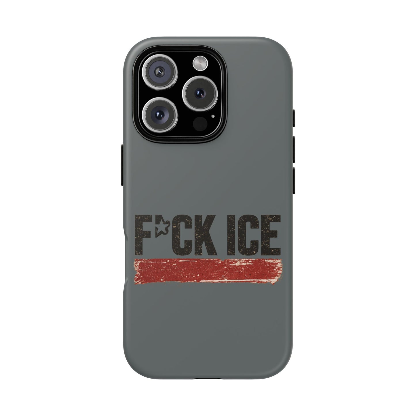 Phone Case - "F*CK ICE" Distressed Protest Design