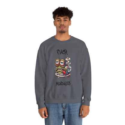 F*** Mondays Coffee Zombie Crewneck Sweatshirt