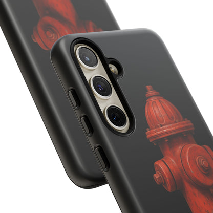 Red Fire Hydrant Phone Case — Tough Protective iPhone Cover