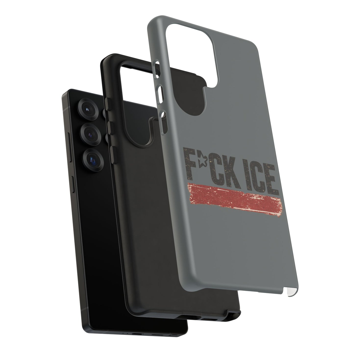 Phone Case - "F*CK ICE" Distressed Protest Design