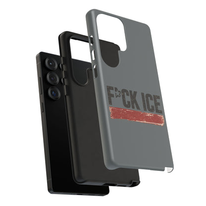 Phone Case - "F*CK ICE" Distressed Protest Design