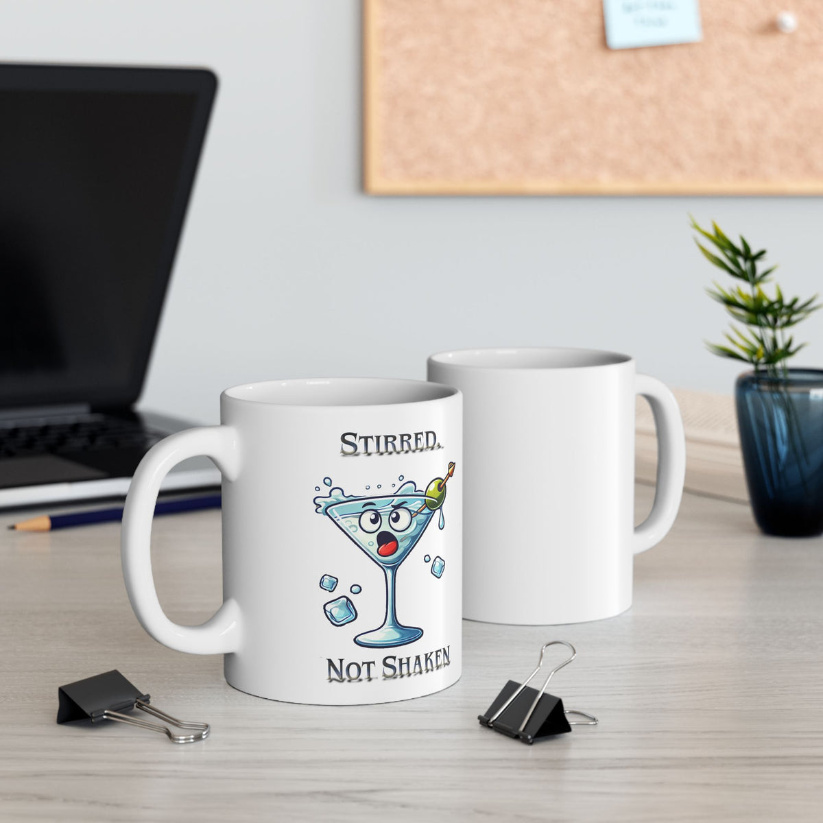 Stirred Not Shaken Martini Mug