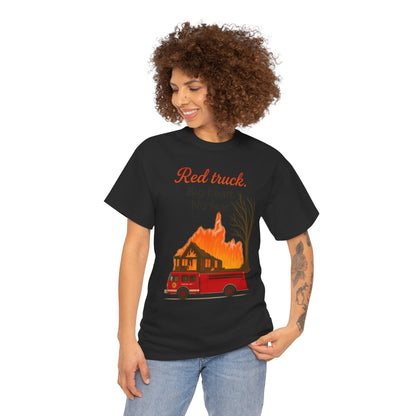 Red Truck. Big Heart. No Fear. – Firefighter Tribute Tee