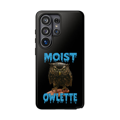 Moist Owlette Phone Case — Funny Owl Graphic Protective Case