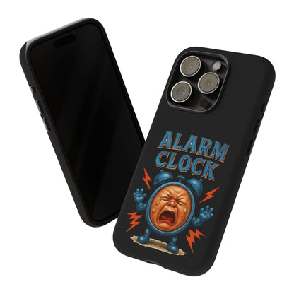 Phone Case — "Alarm Clock" Retro Screaming Clock Protective Cover