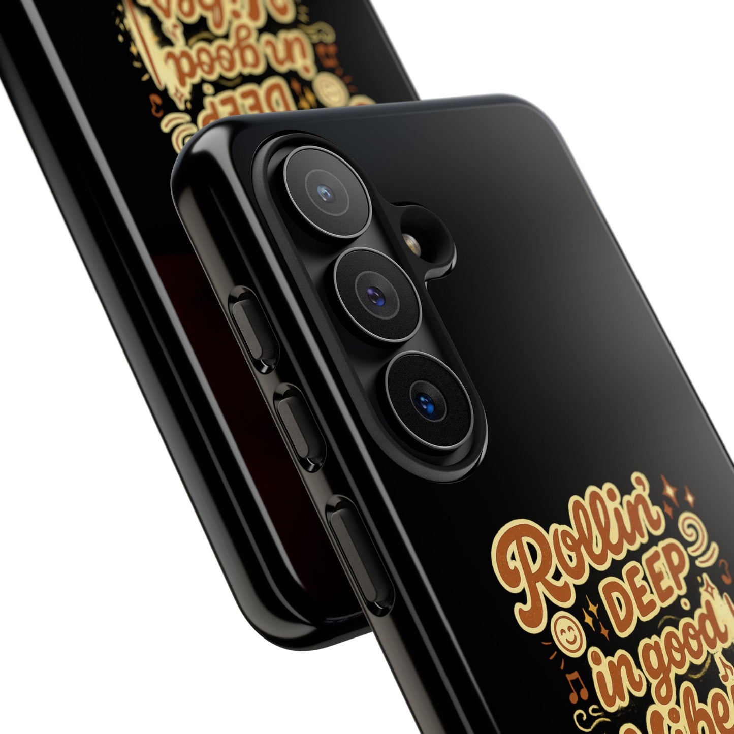 Phone Case — "Rollin' Deep in Good Vibes" Cartoon Retro Design