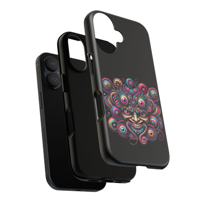 Psychedelic Smiling Eye Cluster Phone Case
