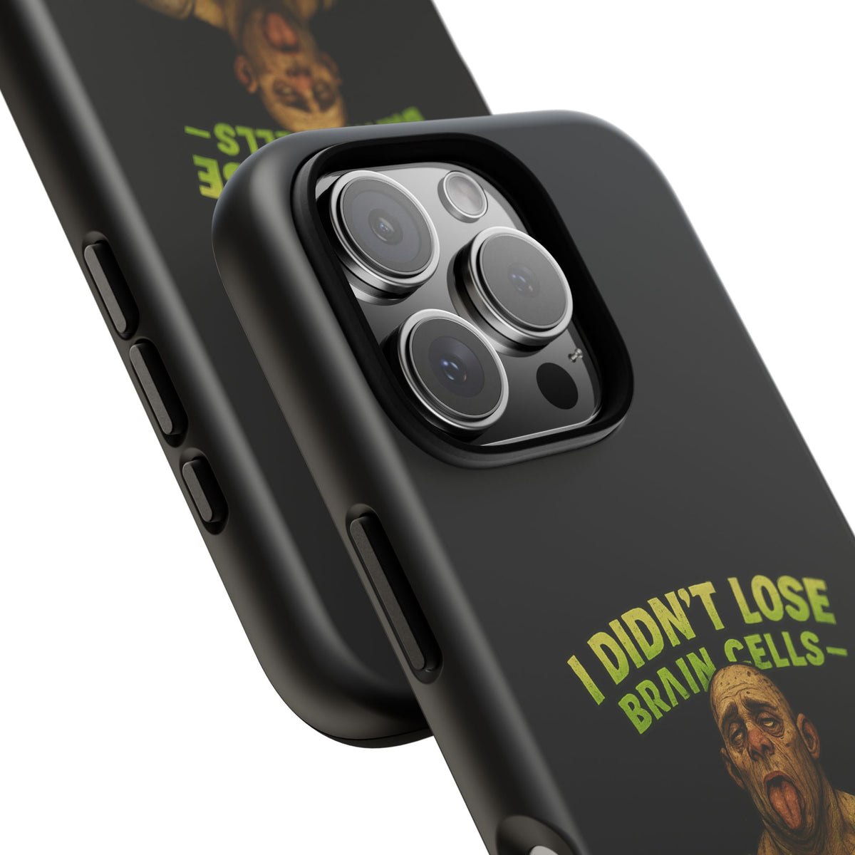 Phone Case — "I Didn't Lose Brain Cells, Someone Stole Them" Funny Zombie Warrior Protective Cover