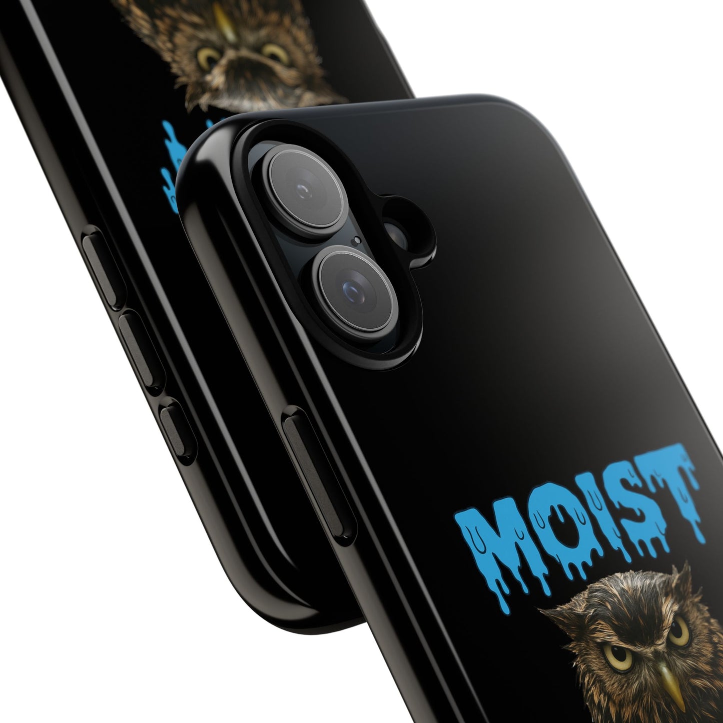 Moist Owlette Phone Case — Funny Owl Graphic Protective Case