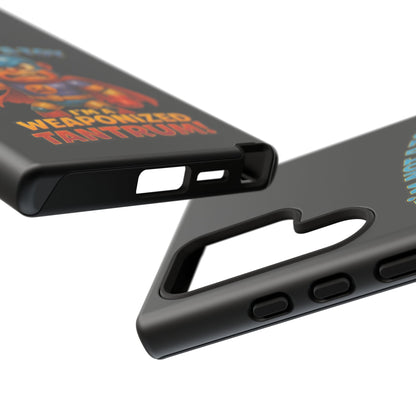 Phone Case — "I'm Not a Toy, I'm a Weaponized Tantrum" Cartoon Superhero Design
