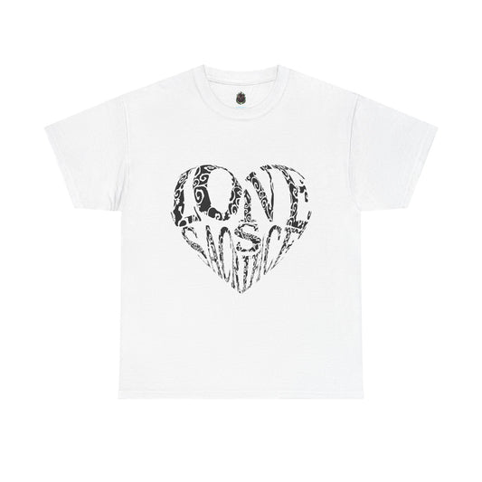 "Love" Artistic Heart T-Shirt