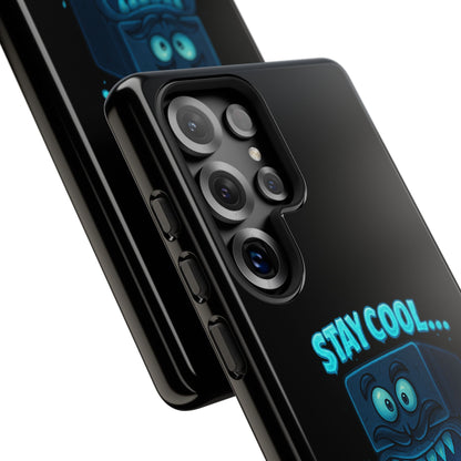 Stay Cool... Or Else. Phone Case — Neon Monster Protective iPhone Cover