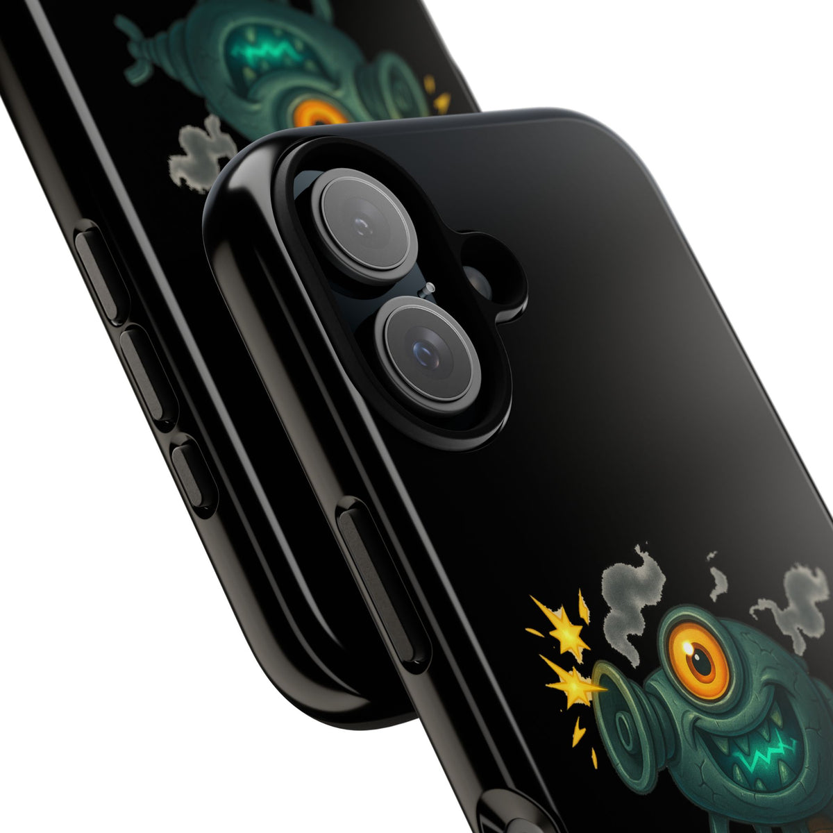Phone Case — Cute Zombie Blaster Design with "I See You... And Now You're Toast"