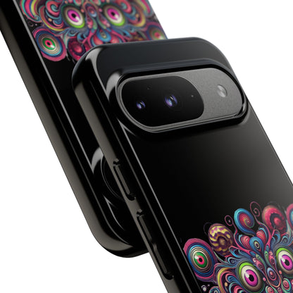 Psychedelic Smiling Eye Cluster Phone Case