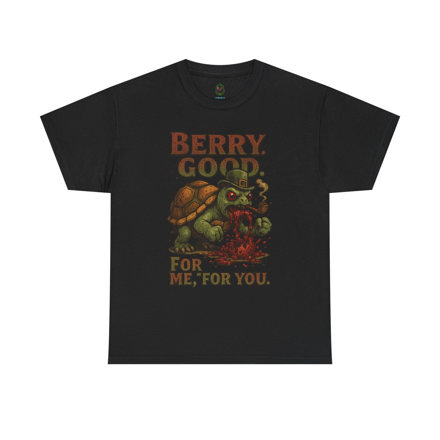 Berry Good Turtle tee | Retro horror turtle illustration