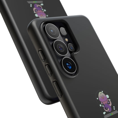 Phone Case — 'Got Protection?' Cute Purple Alien Anti-Shock Protective Cover