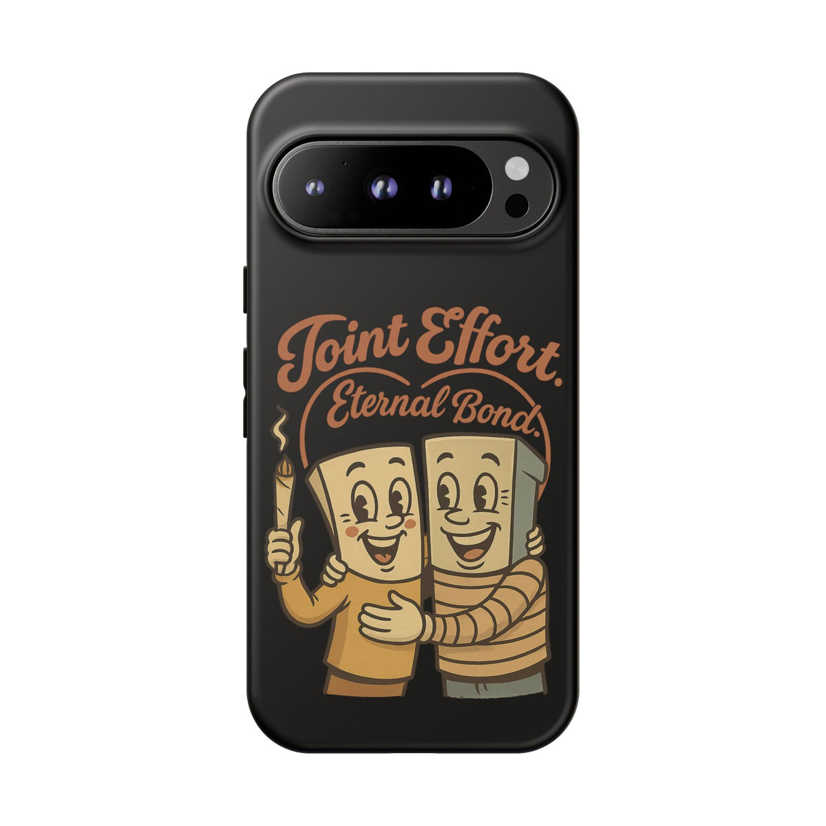 Phone Case — "Joint Effort Eternal Bond" Retro Cannabis Matchstick Design