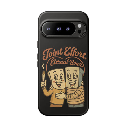 Phone Case — "Joint Effort Eternal Bond" Retro Cannabis Matchstick Design