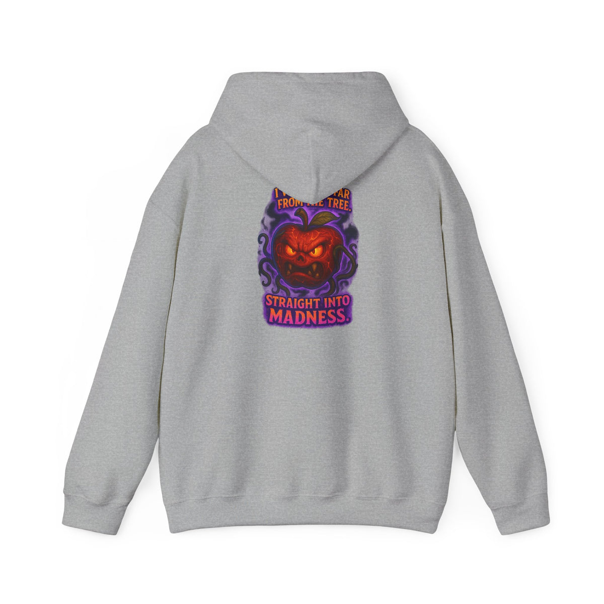 Pumpkin Demon Hoodie — "Straight Into Madness" Halloween Sweatshirt