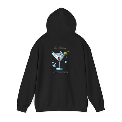 Not Shaken Martini Hoodie – Cute Cocktail Graphic Hooded Sweatshirt