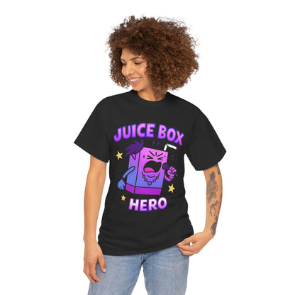 Juice Box Hero T-Shirt | Cute Cartoon Beverage Design