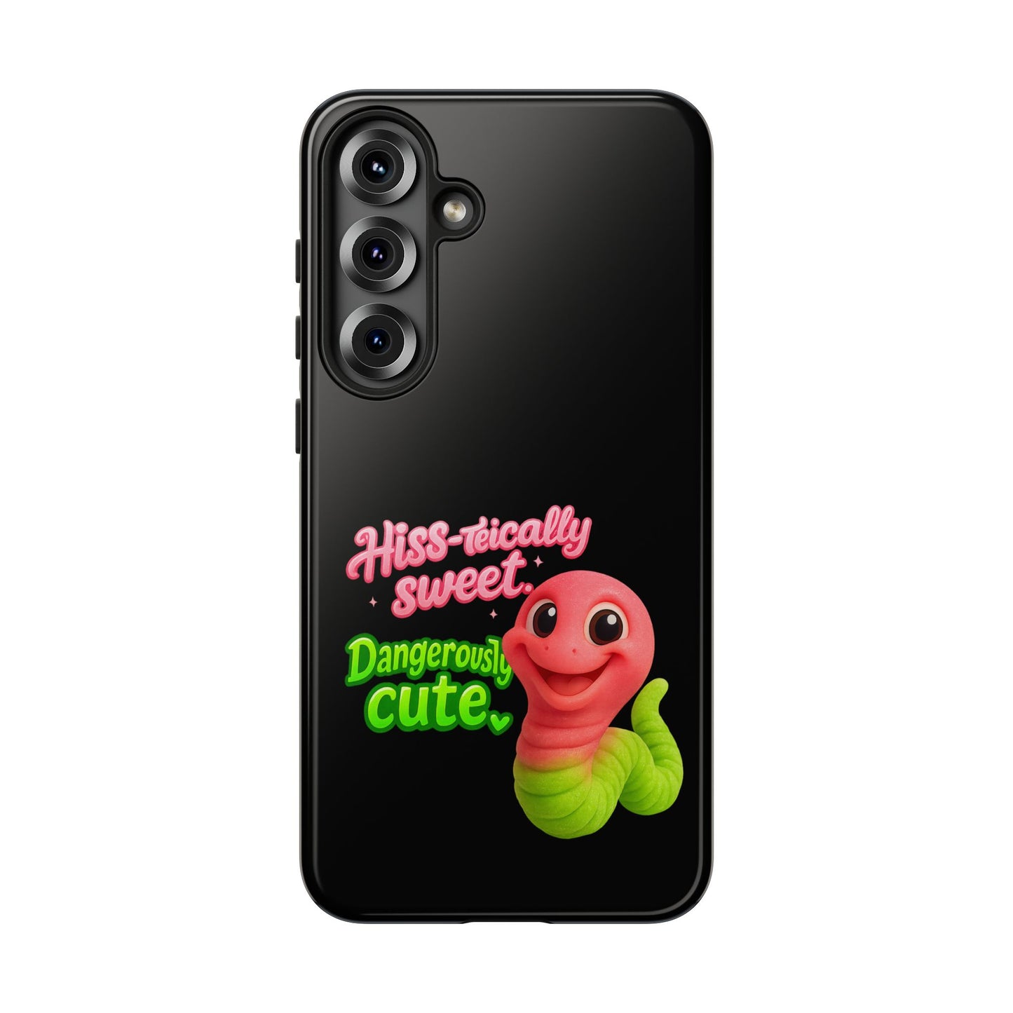 Phone Case — "Hiss-tically Sweet, Dangerously Cute" Worm Design