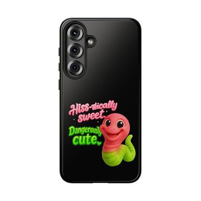 Phone Case — "Hiss-tically Sweet, Dangerously Cute" Worm Design