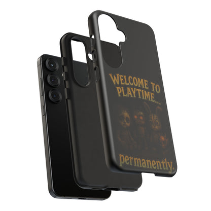 Phone Case — "Welcome to Playtime... Permanently." Horror Game Character Protective Case
