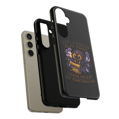 Phone Case — Fiery One-Eyed Demon with "I See Your Soul... And It's Disappointing"