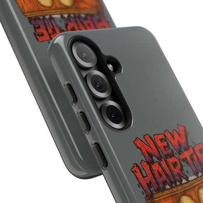 Phone Case — 'New Hairte' Funny Grinning Tongue-Out Monster Design