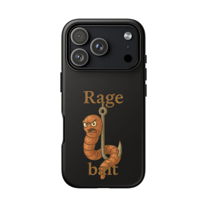 Phone Case — "Rage Bait" Angry Worm Fishing Design