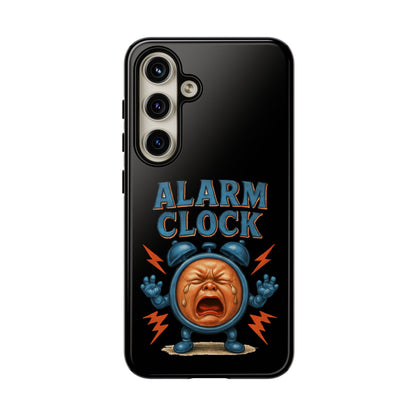 Phone Case — "Alarm Clock" Retro Screaming Clock Protective Cover