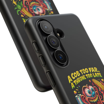 Phone Case — "A Cob Too Far" Popcorn Horror Design