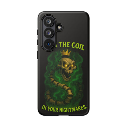 Tough Cases — “I Am The Coil In Your Nightmares” Skull Snake Shockproof Phone Case