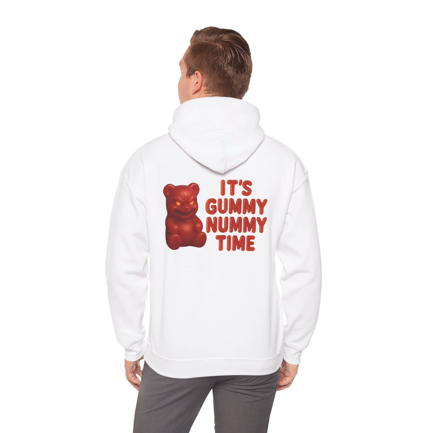 Hoodie - "It's Gummy Nummy Time" Gummy Bear Graphic Pullover
