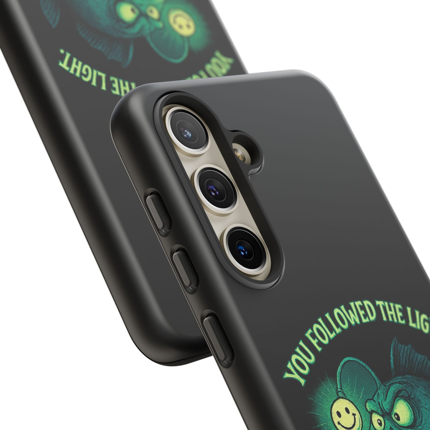 Anglerfish Phone Case – “You Followed The Light, That’s On You” Glow Horror Protective Case