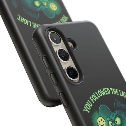 Anglerfish Phone Case – “You Followed The Light, That’s On You” Glow Horror Protective Case