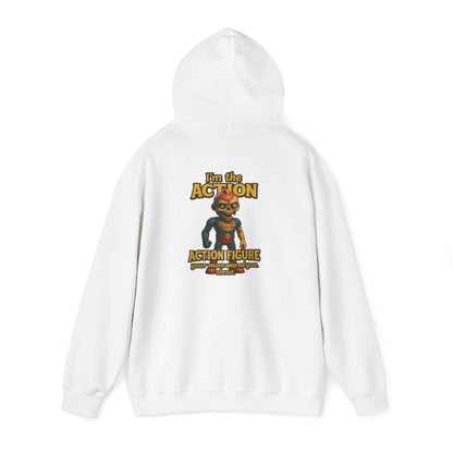 Action Figure Hoodie – Retro Toy Gamer Graphic Pullover