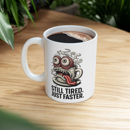 Still Tired. Just Faster. Mug