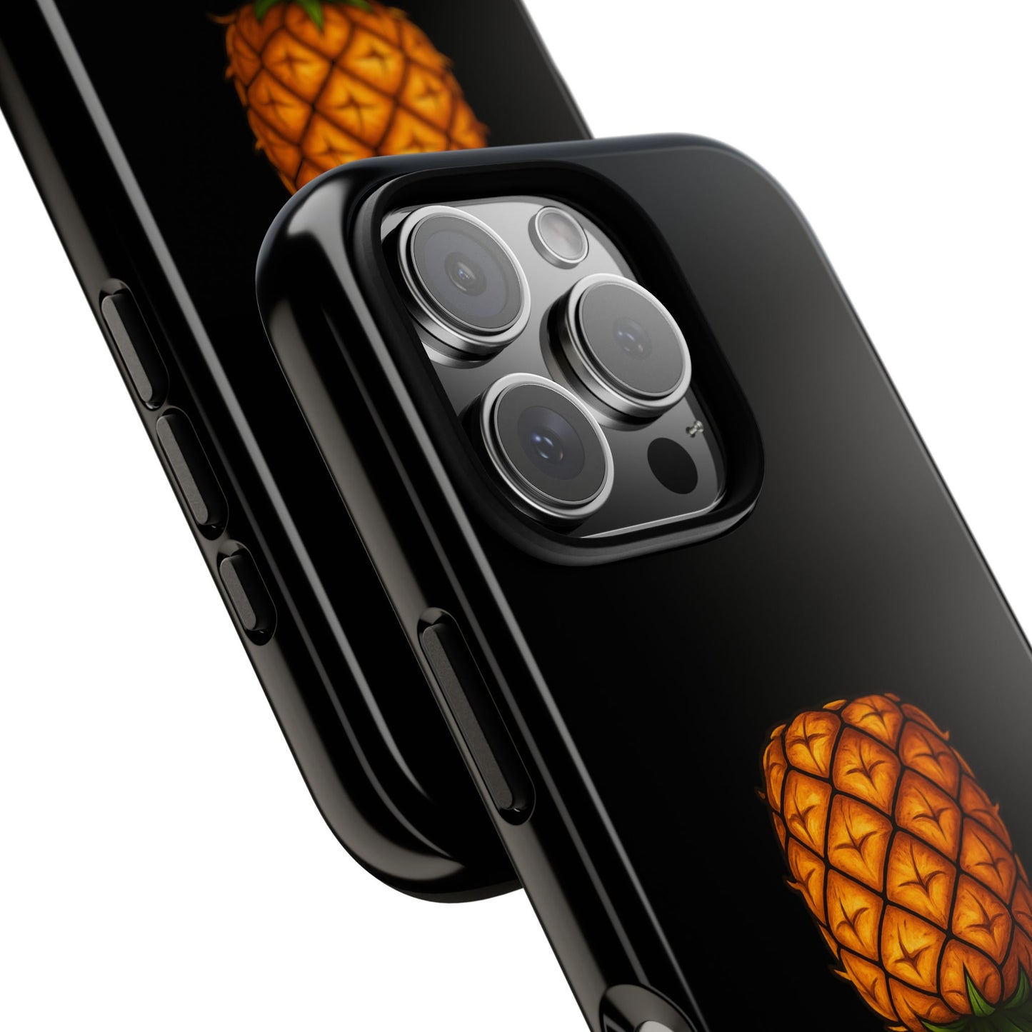 Phone Case — Tropical Pineapple "Not looking for pizza" Protective Cover