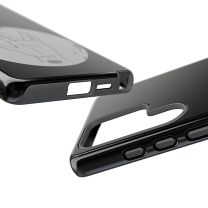 Spock Live Long Phone Case — Vulcan Salute Moon Graphic