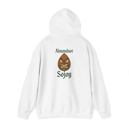 Angry Almond Hoodie - Tropical Humor Graphic Sweatshirt