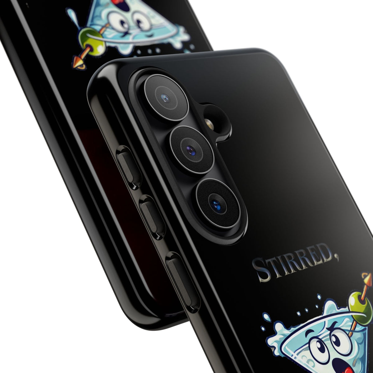 Stirred Not Shaken Phone Case — Funny Martini Cocktail Design